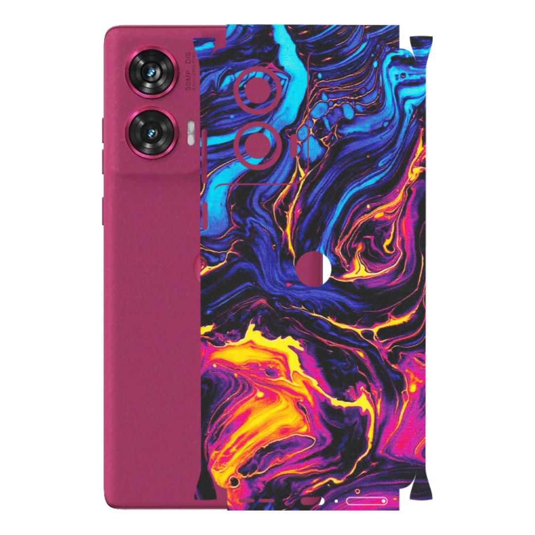 Motorola Phone Skins (All Models) - Abstract Paint Classy - Matte Finish (M-15) Motorola Edge 50 Fusion (5G)