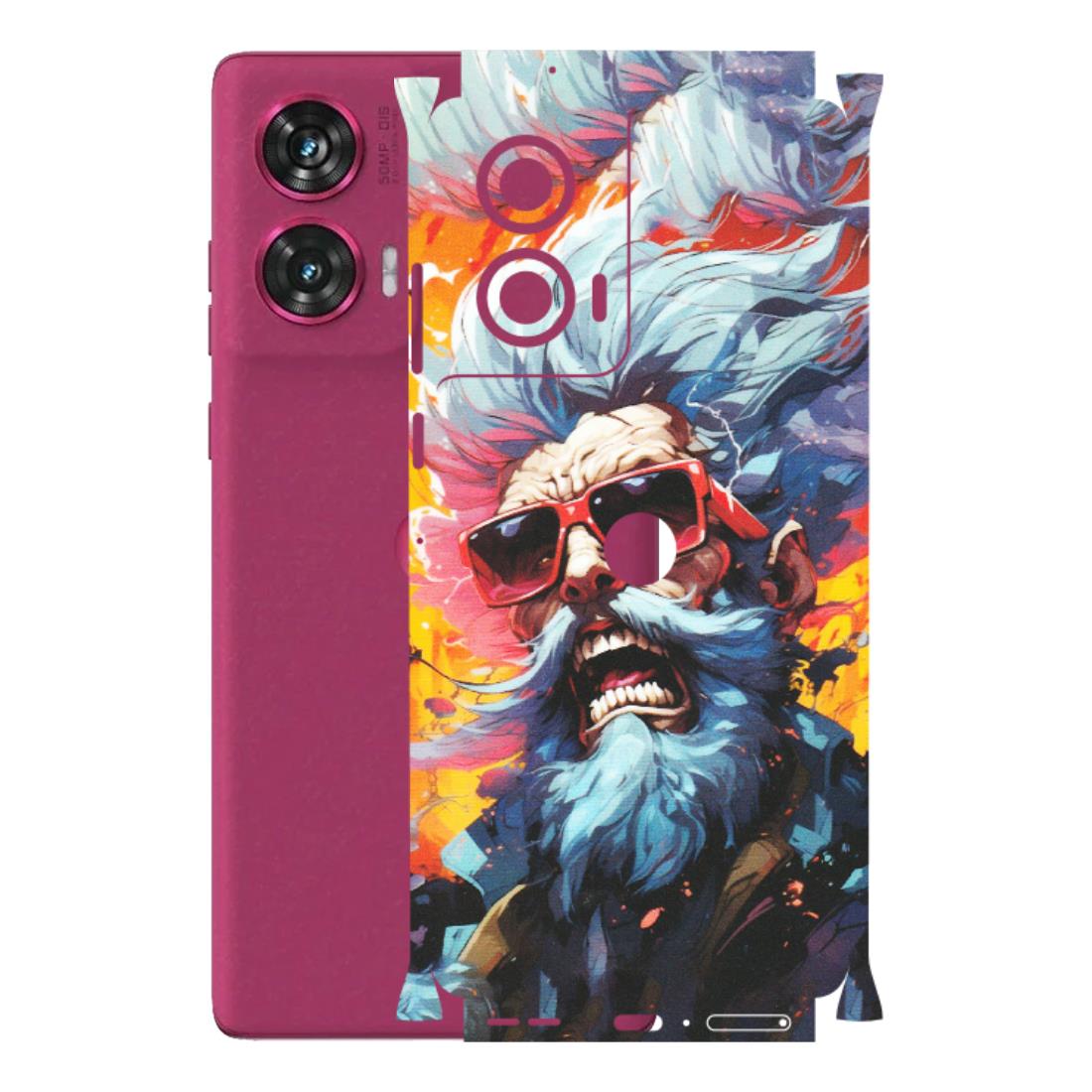 Motorola Phone Skins (All Models) - Daddy Cool Character - Matte Finish (M-43) Motorola Edge 50 Fusion (5G)