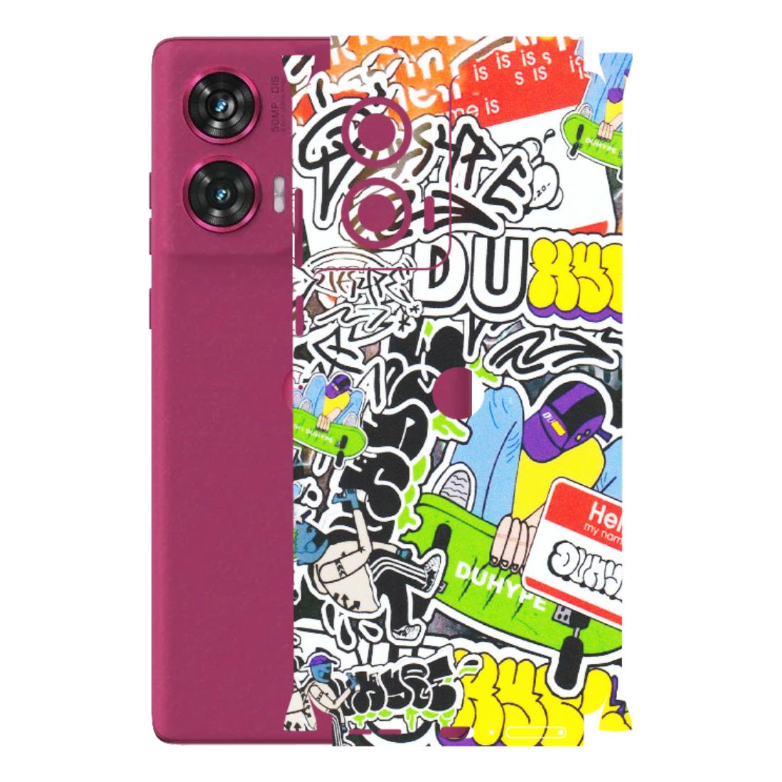 Motorola Phone Skins (All Models) - Dope Graffiti - Matte Finish (M-61) Motorola Edge 50 Fusion (5G)