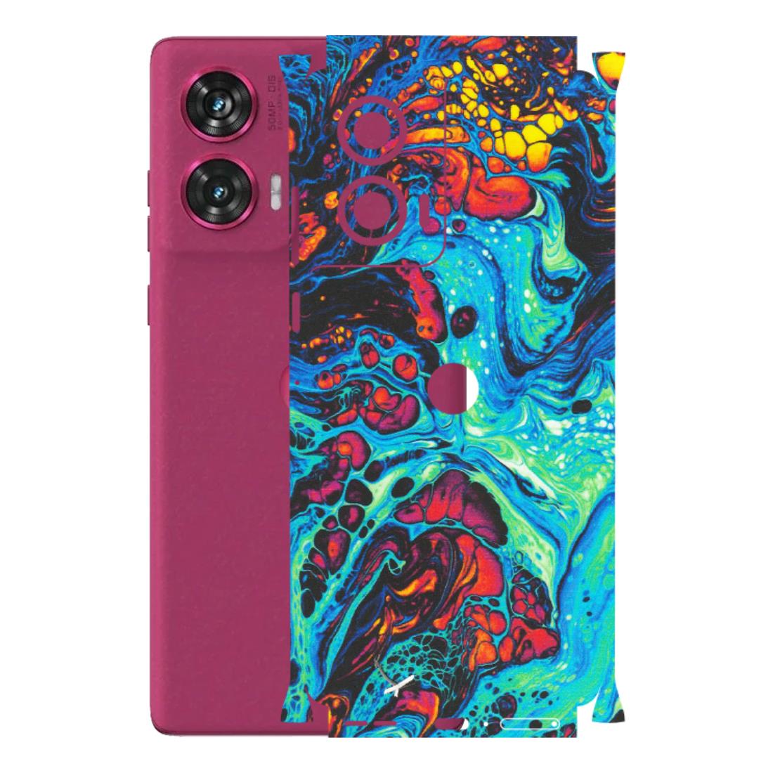 Motorola Phone Skins (All Models) - Majestic Galactic Marbel - Matte Finish (M-85) Motorola Edge 50 Fusion (5G)