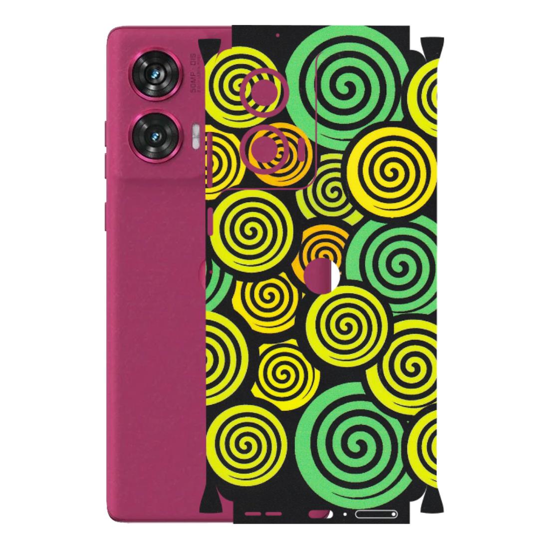 Motorola Phone Skins (All Models) - Crazy Spiral - Matte Finish (M-91) Motorola Edge 50 Fusion (5G)