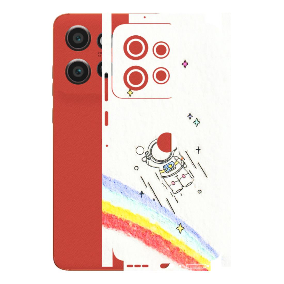 Motorola Phone Skins (All Models) - Milkyway Astronaut - 3D Embossed Finish (L-110) Motorola Edge 50 Neo (5G)