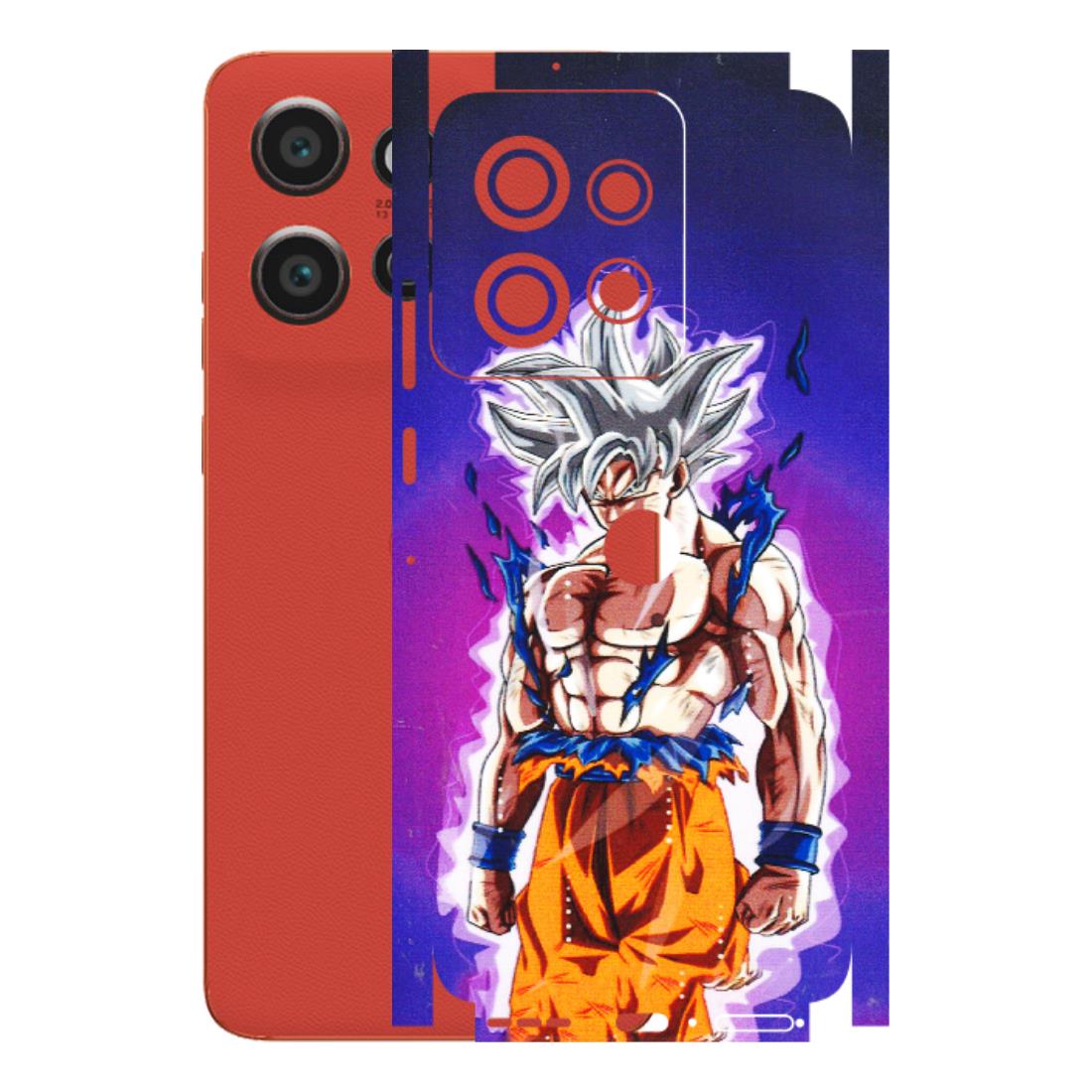 Motorola Phone Skins (All Models) - Goku Purple Anime - 3D Embossed Finish (L-147) Motorola Edge 50 Neo (5G)