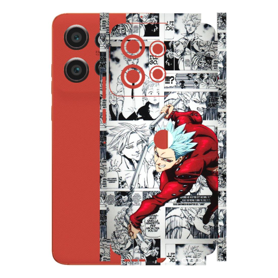Motorola Phone Skins (All Models) - Anime Comic - 3D Embossed Finish (L-192) Motorola Edge 50 Neo (5G)