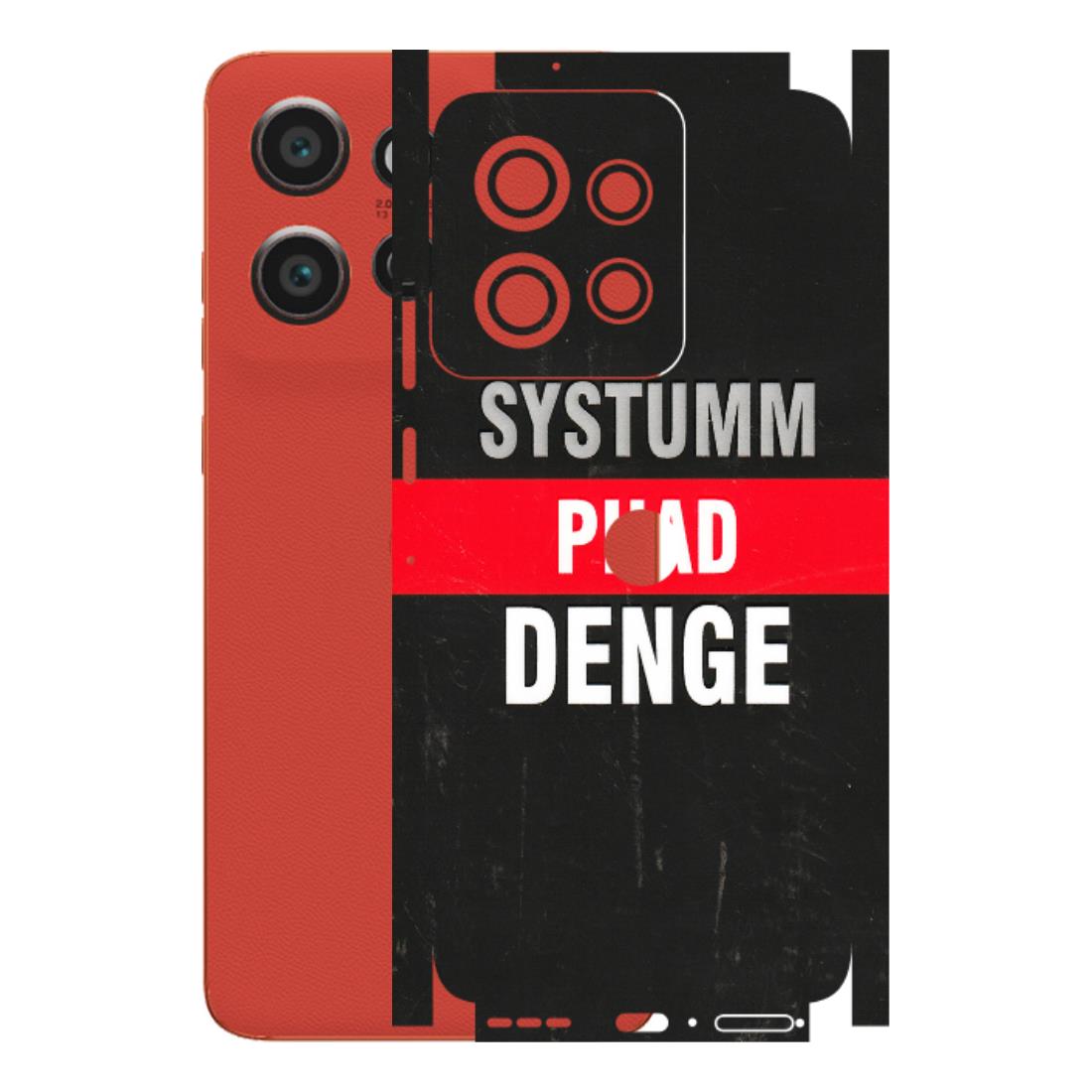 Motorola Phone Skins (All Models) - Systumm Phad Denge - 3D Embossed Finish (L-278) Motorola Edge 50 Neo (5G)