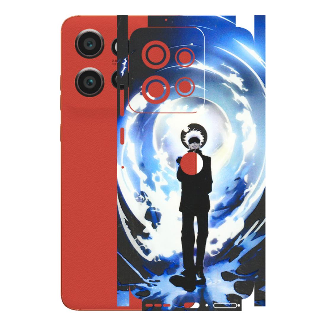 Motorola Phone Skins (All Models) - Jujustu Kaisen Anime Manga - 3D Embossed Finish (L-317) Motorola Edge 50 Neo (5G)