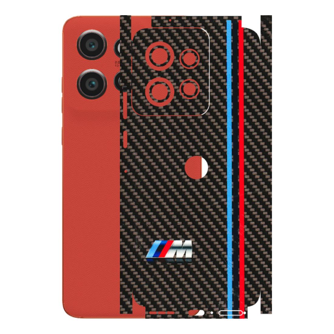 Motorola Phone Skins (All Models) - BM Carbon Fiber Feels - 3D Embossed Finish (L-38) Motorola Edge 50 Neo (5G)