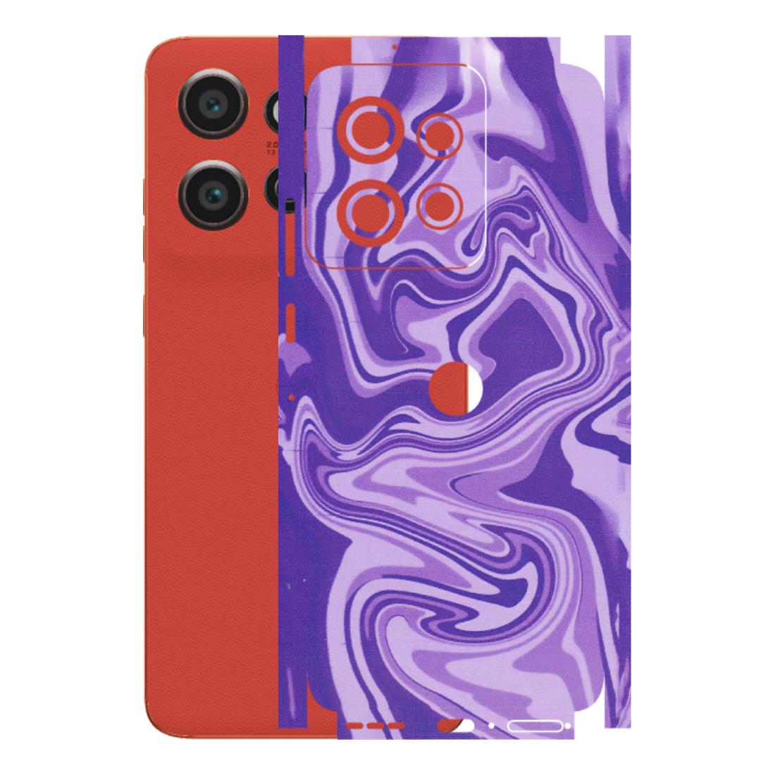 Motorola Phone Skins (All Models) - Hazy Purple Nights - Matte Finish (M-14) Motorola Edge 50 Neo (5G)
