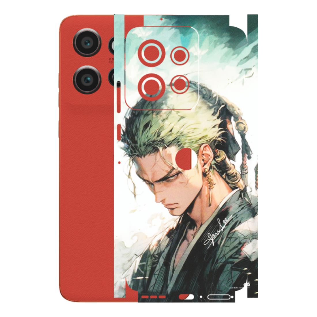 Motorola Phone Skins (All Models) - Pirate Hunter One Piece Anime - Matte Finish (M-157) Motorola Edge 50 Neo (5G)