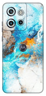 Motorola Phone Skins (All Models) - Blue Waves Abstract - Matte Finish (M-19) Motorola Edge 50 Neo (5G)