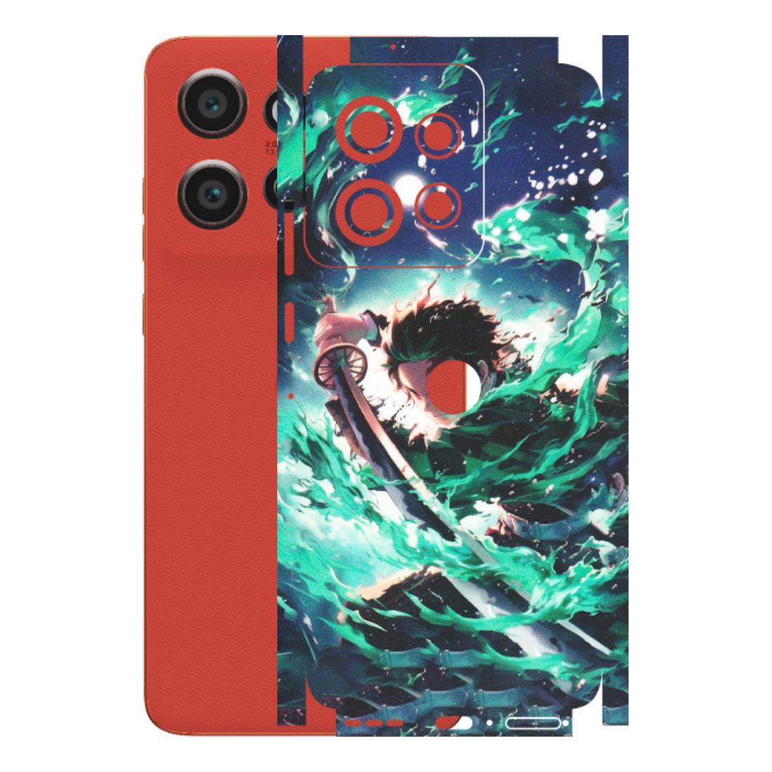 Motorola Phone Skins (All Models) - Sword Fighter Anime - Matte Finish (M-29) Motorola Edge 50 Neo (5G)