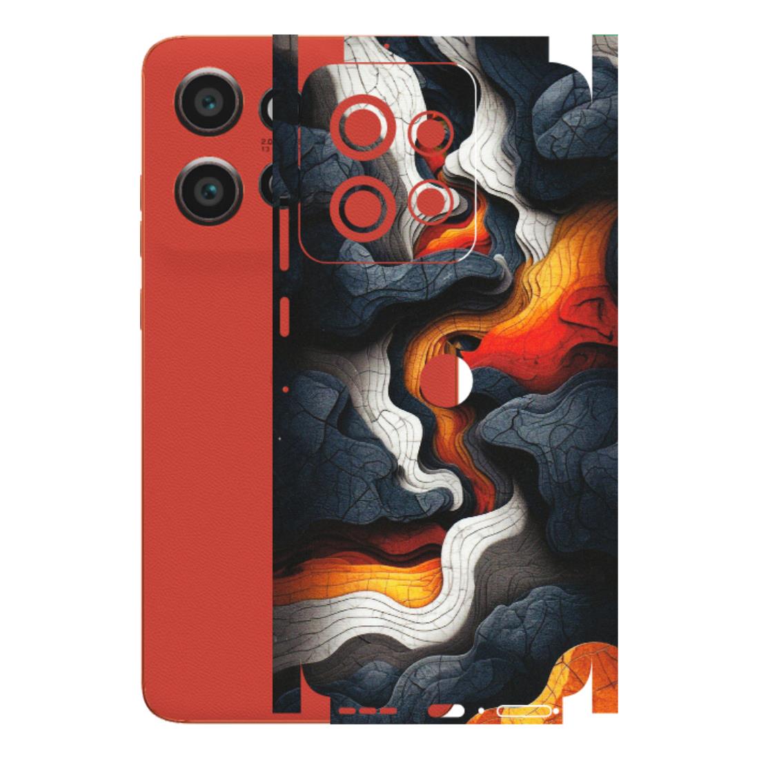 Motorola Phone Skins (All Models) - Abstract Volcanic Layers - Matte Finish (M-52) Motorola Edge 50 Neo (5G)