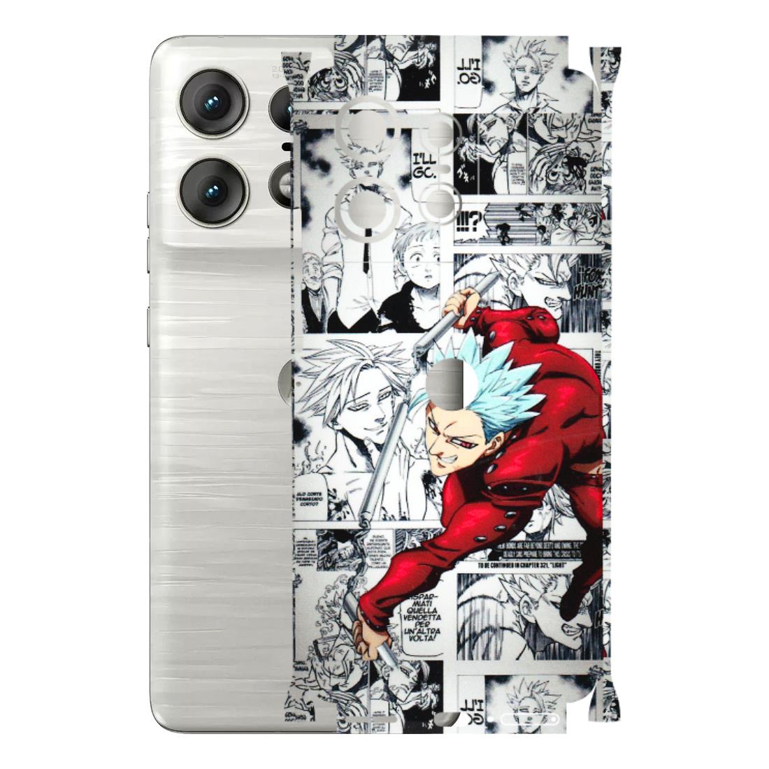 Motorola Phone Skins (All Models) - Anime Comic - 3D Embossed Finish (L-192) Motorola Edge 50 PRO (5G)