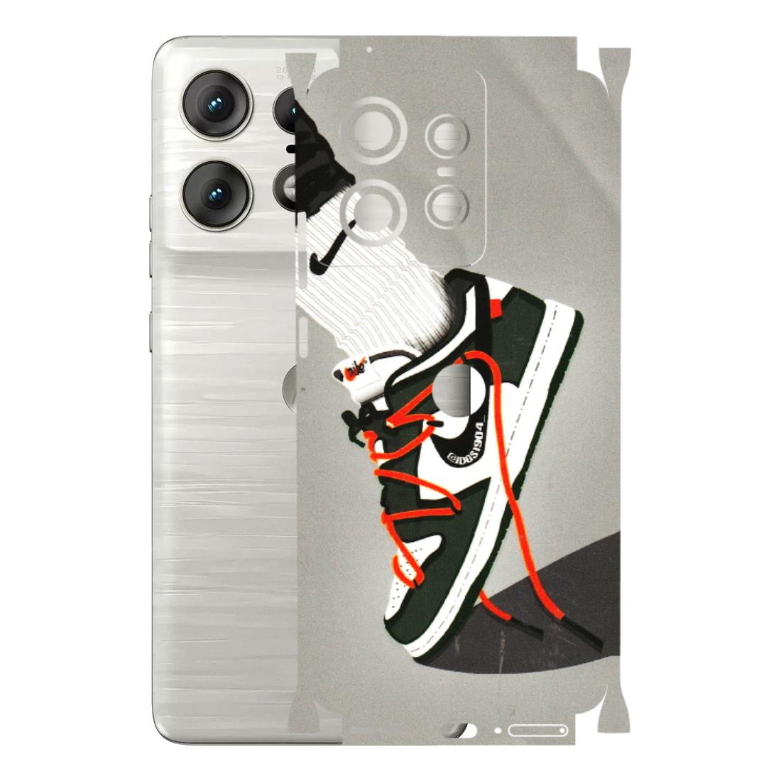 Motorola Phone Skins (All Models) - New Grey Sneaker - 3D Embossed Finish (L-261) Motorola Edge 50 PRO (5G)