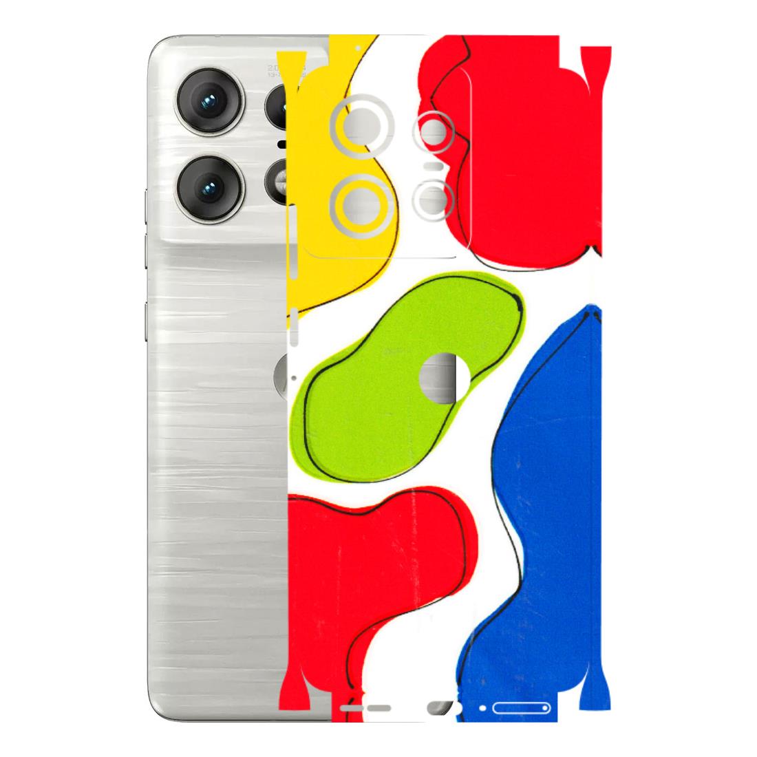 Motorola Phone Skins (All Models) - RGB Colour Paint - 3D Embossed Finish (L-284) Motorola Edge 50 PRO (5G)