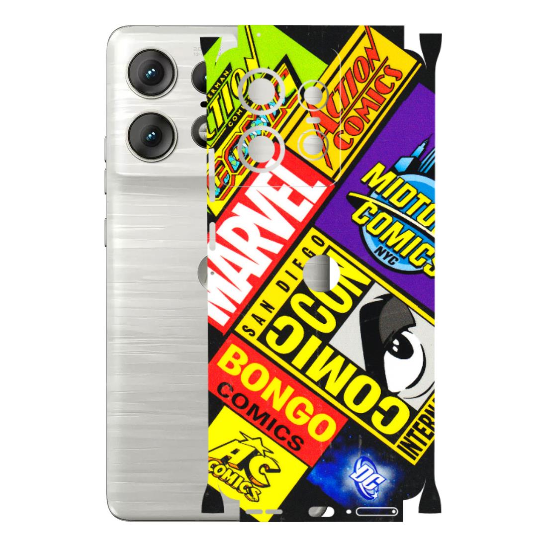 Motorola Phone Skins (All Models) - Bongo Comic Con - 3D Embossed Finish (L-325) Motorola Edge 50 PRO (5G)