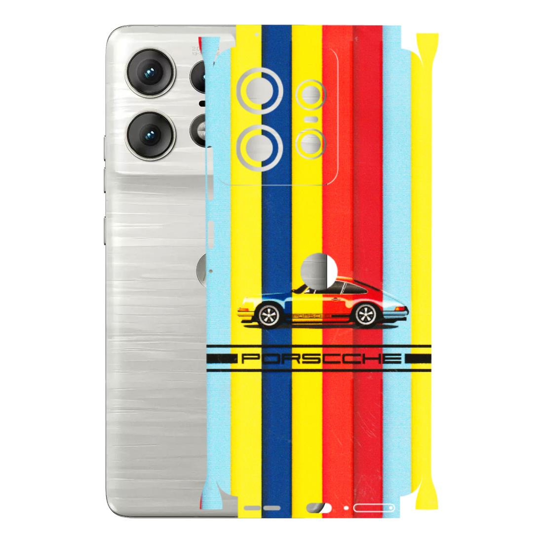 Motorola Phone Skins (All Models) - Multicolour Porche - 3D Embossed Finish (L-39) Motorola Edge 50 PRO (5G)