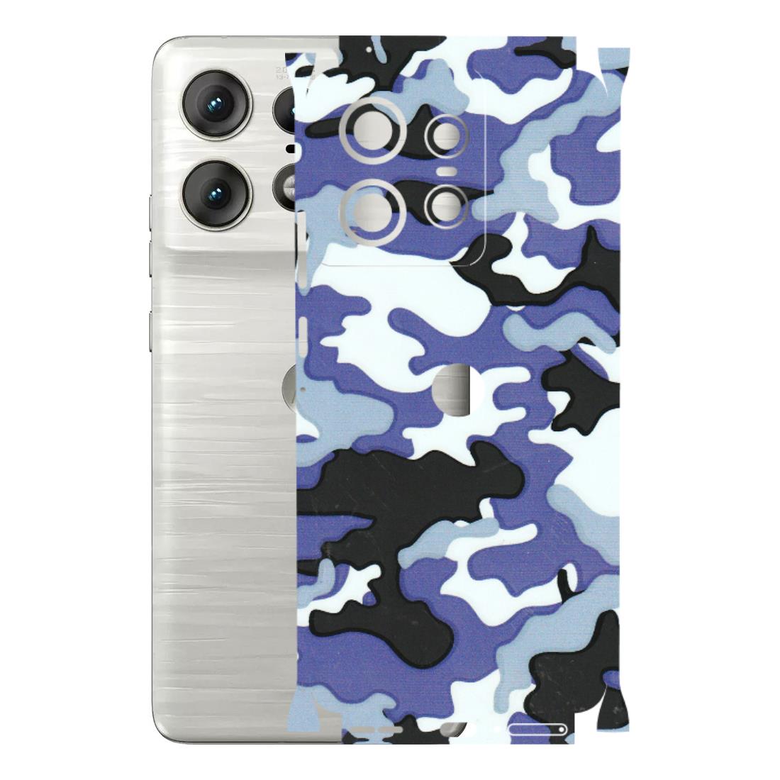 Motorola Phone Skins (All Models) - Powerfull Military Camoflauge - 3D Embossed Finish (L-49) Motorola Edge 50 PRO (5G)