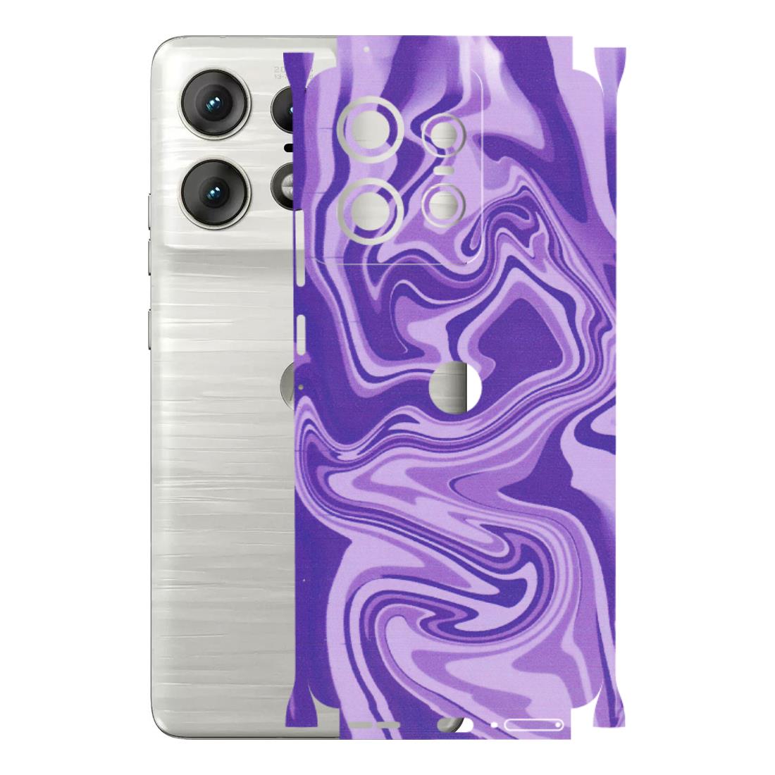 Motorola Phone Skins (All Models) - Hazy Purple Nights - Matte Finish (M-14) Motorola Edge 50 PRO (5G)
