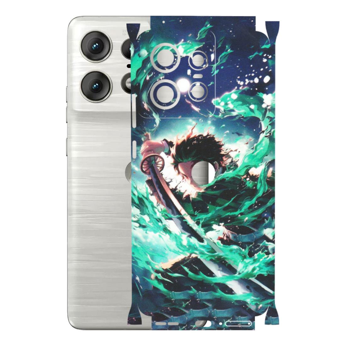 Motorola Phone Skins (All Models) - Sword Fighter Anime - Matte Finish (M-29) Motorola Edge 50 PRO (5G)