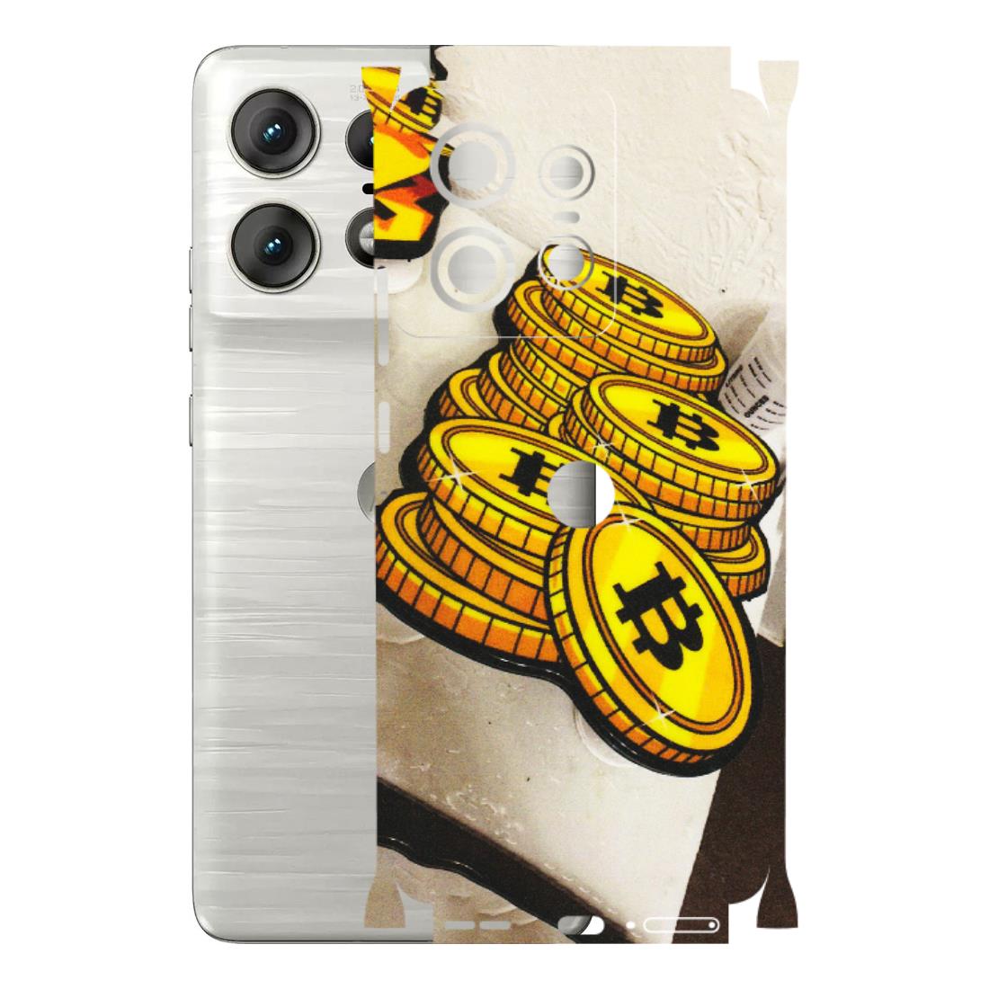 Motorola Phone Skins (All Models) - Billionaire Bitcoin Collection - Matte Finish (M-92) Motorola Edge 50 PRO (5G)