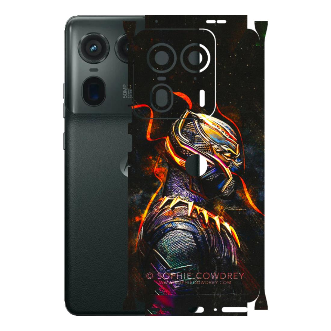 Motorola Phone Skins (All Models) - Black Panther - 3D Embossed Finish (L-190) Motorola Edge 50 Ultra (5G)