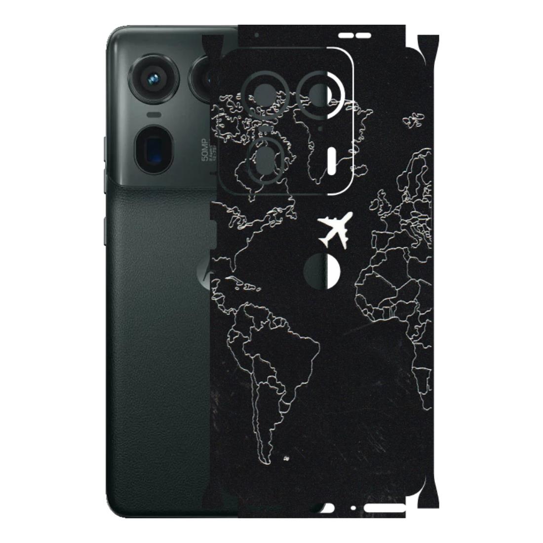 Motorola Phone Skins (All Models) - Never Ending Travel - 3D Embossed Finish (L-79) Motorola Edge 50 Ultra (5G)
