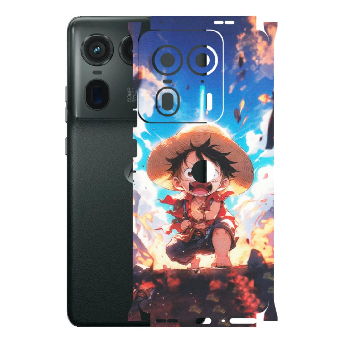 Motorola Phone Skins (All Models) - Toon One Piece Cute Character - Matte Finish (M-35) Motorola Edge 50 Ultra (5G)