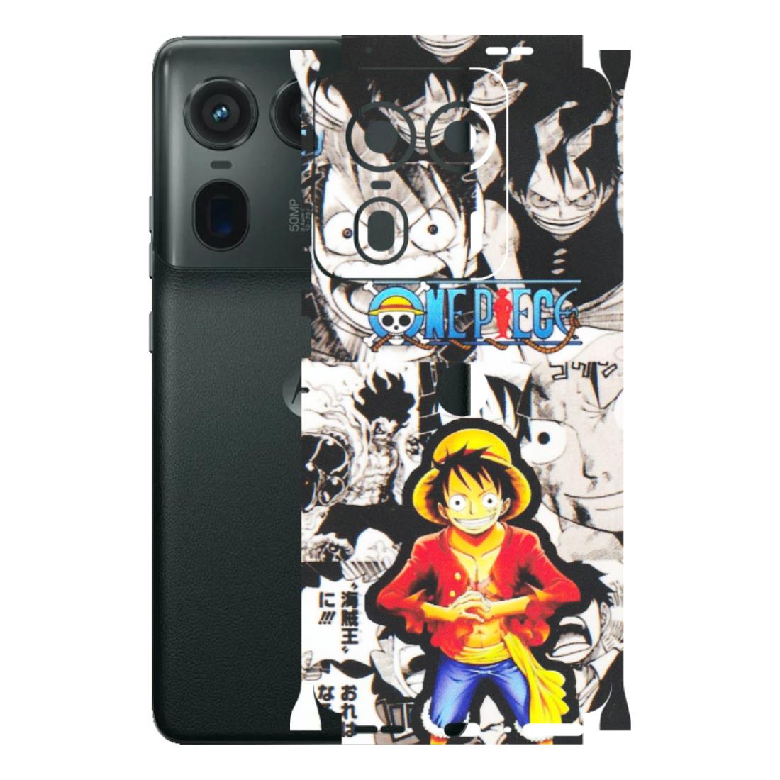 Motorola Phone Skins (All Models) - One Piece B&W - Matte Finish (M-63) Motorola Edge 50 Ultra (5G)