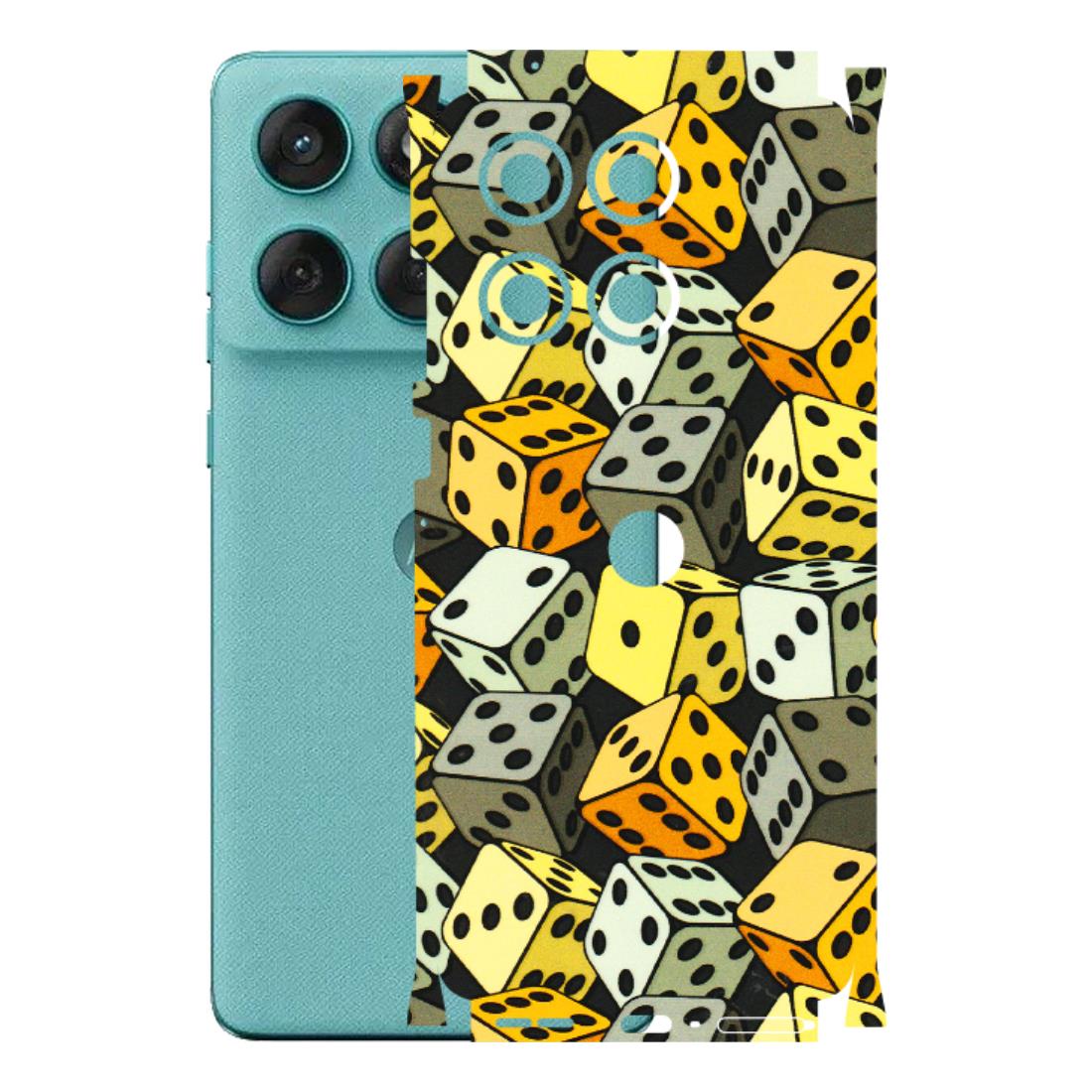 Motorola Phone Skins (All Models) - Dices Of Life - 3D Embossed Finish (L-04) Motorola Edge 60 Fusion (5G)