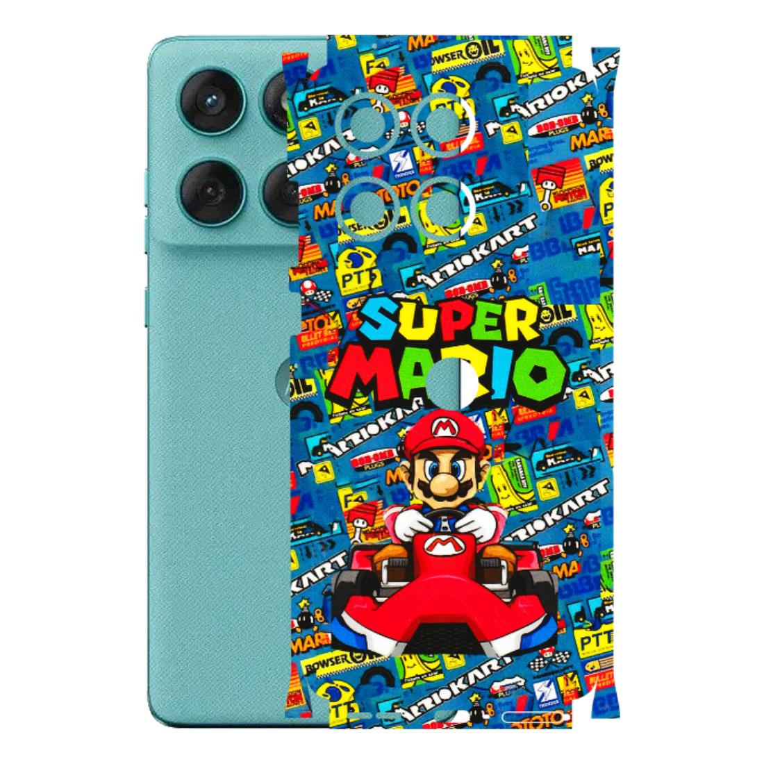 Motorola Phone Skins (All Models) - Super Mario Kart - 3D Embossed Finish (L-140) Motorola Edge 60 Fusion (5G)
