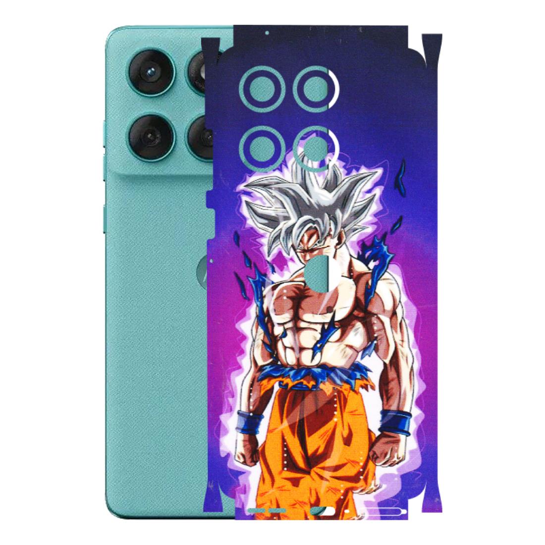 Motorola Phone Skins (All Models) - Goku Purple Anime - 3D Embossed Finish (L-147) Motorola Edge 60 Fusion (5G)