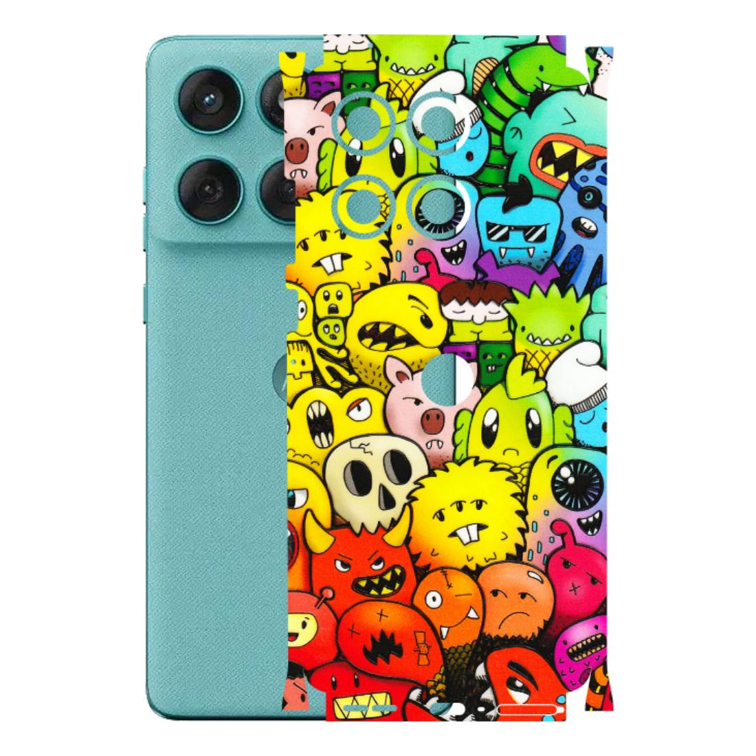 Motorola Phone Skins (All Models) - Angry Funkies - 3D Embossed Finish (L-169) Motorola Edge 60 Fusion (5G)