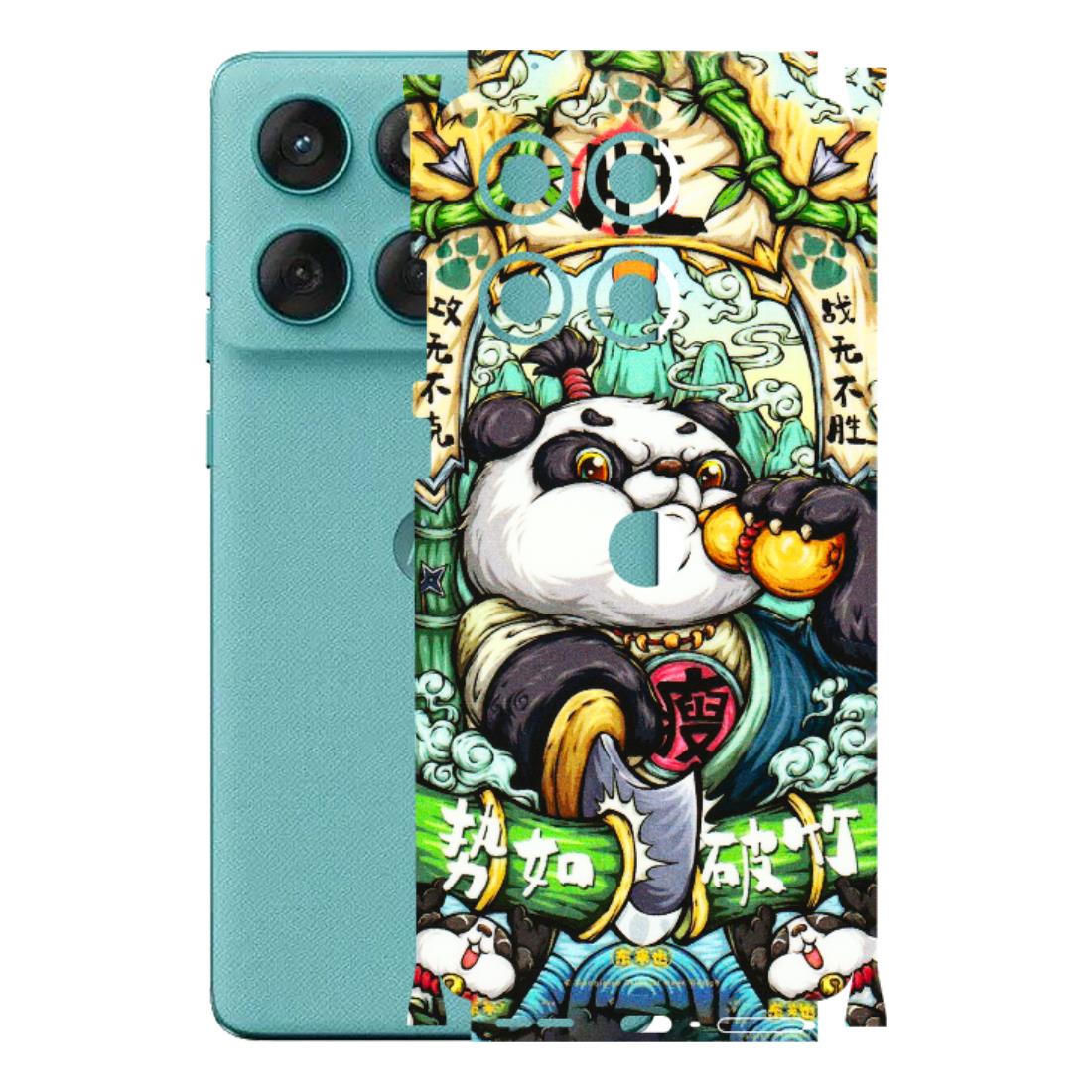 Motorola Phone Skins (All Models) - Royal Rich Panda - 3D Embossed Finish (L-170) Motorola Edge 60 Fusion (5G)