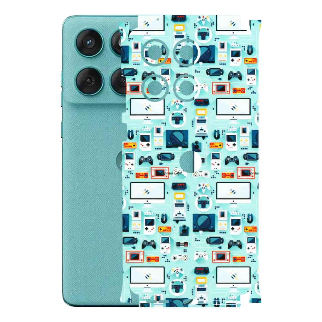 Motorola Phone Skins (All Models) - Gadgets Doodle - 3D Embossed Finish (L-184) Motorola Edge 60 Fusion (5G)