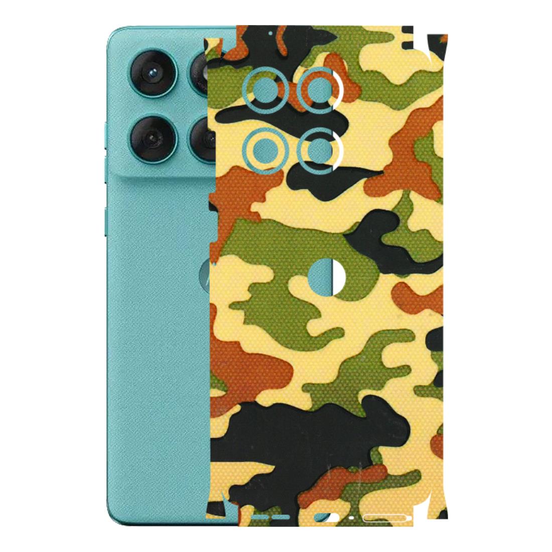 Motorola Phone Skins (All Models) - Indian Military - 3D Embossed Finish (L-234) Motorola Edge 60 Fusion (5G)