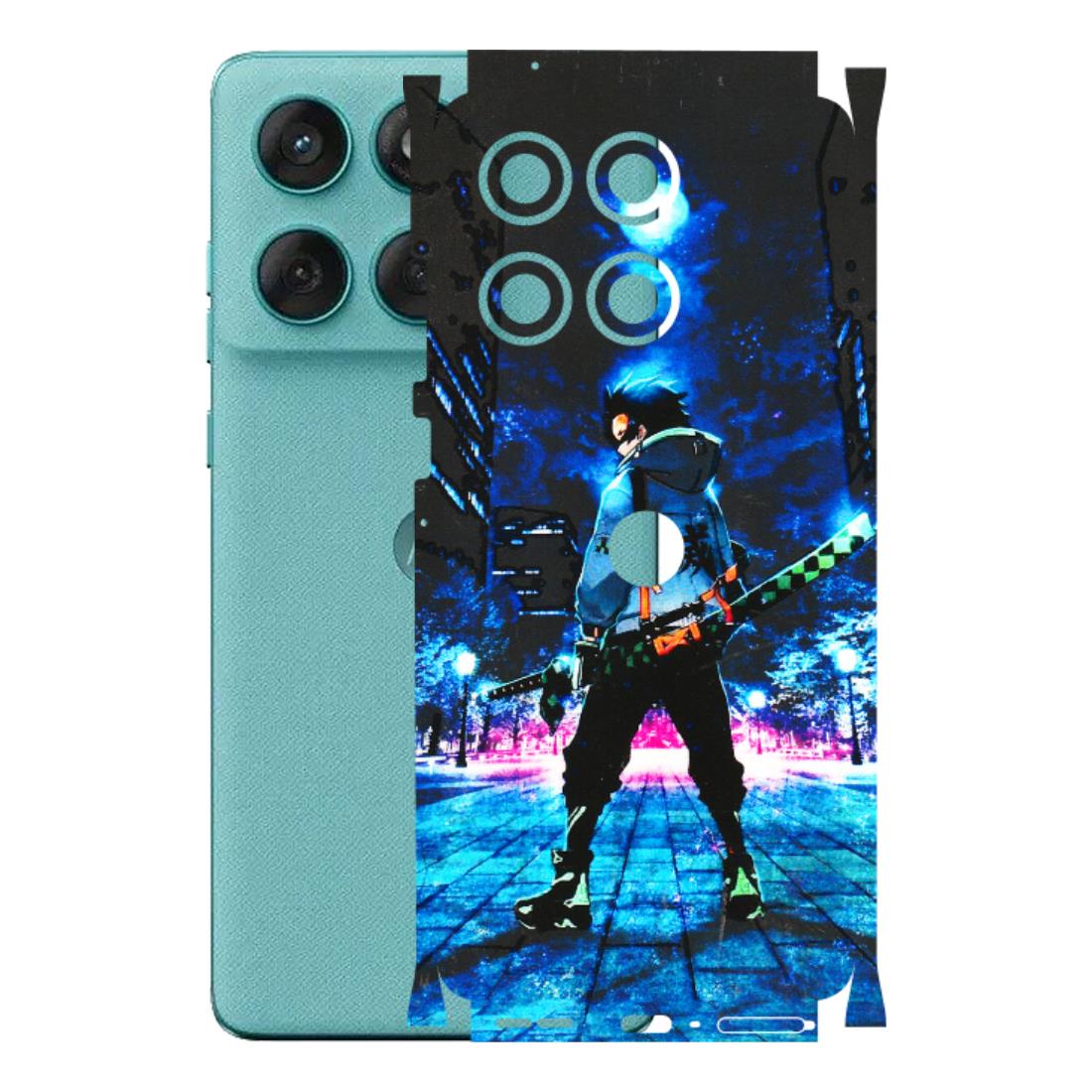 Motorola Phone Skins (All Models) - Demon Slayer Sword - 3D Embossed Finish (L-247) Motorola Edge 60 Fusion (5G)
