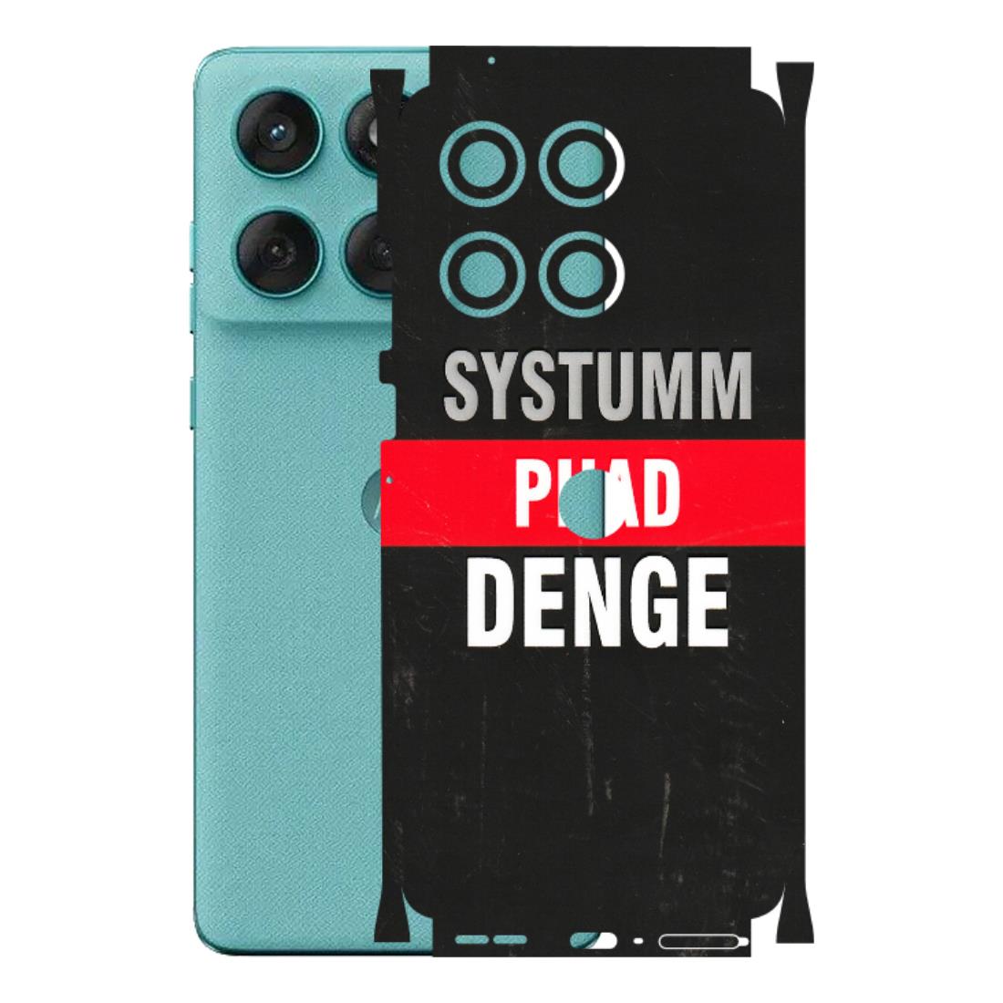 Motorola Phone Skins (All Models) - Systumm Phad Denge - 3D Embossed Finish (L-278) Motorola Edge 60 Fusion (5G)