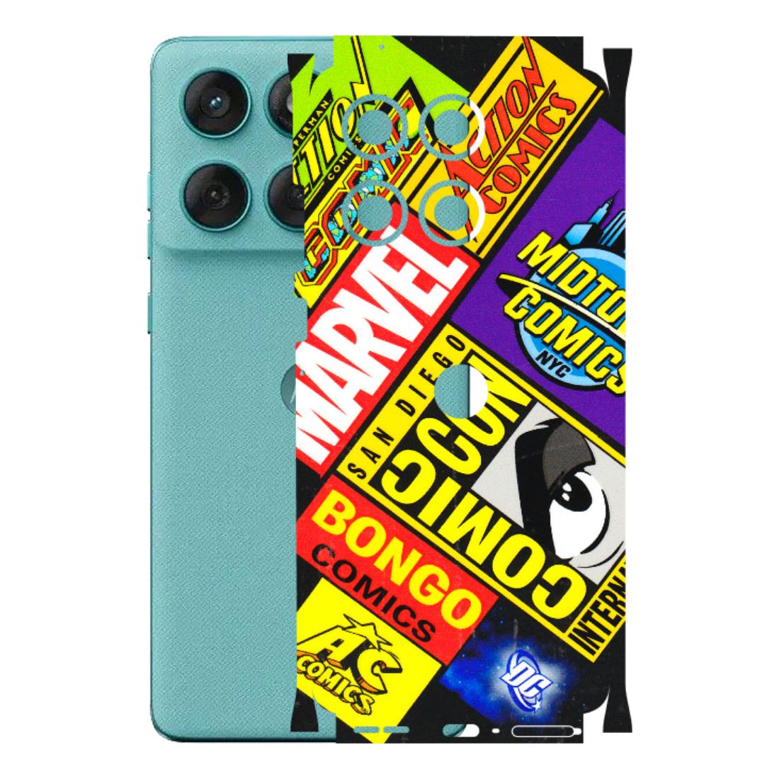 Motorola Phone Skins (All Models) - Bongo Comic Con - 3D Embossed Finish (L-325) Motorola Edge 60 Fusion (5G)
