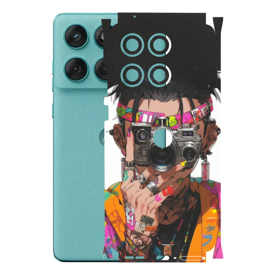 Motorola Phone Skins (All Models) - Camera Lover Girl - Matte Finish (M-09) Motorola Edge 60 Fusion (5G)