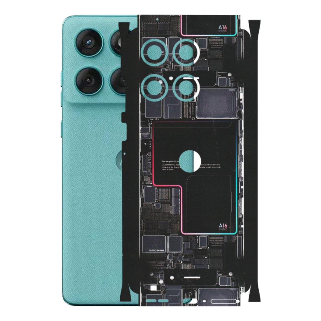 Motorola Phone Skins (All Models) - Motherboard Circuit Layout - Matte Finish (M-117) Motorola Edge 60 Fusion (5G)
