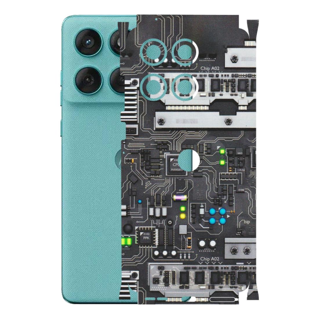 Motorola Phone Skins (All Models) - Motherboard Internals - Matte Finish (M-135) Motorola Edge 60 Fusion (5G)