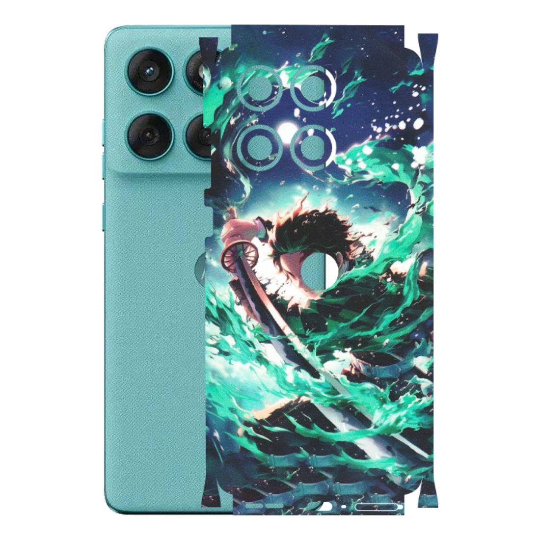 Motorola Phone Skins (All Models) - Sword Fighter Anime - Matte Finish (M-29) Motorola Edge 60 Fusion (5G)