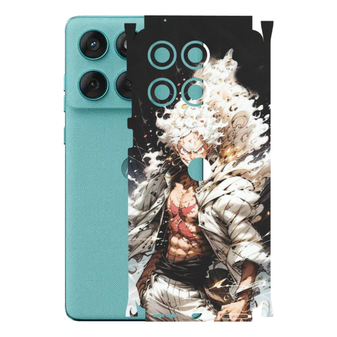 Motorola Phone Skins (All Models) - Anime Angry Classy Character - Matte Finish (M-34) Motorola Edge 60 Fusion (5G)