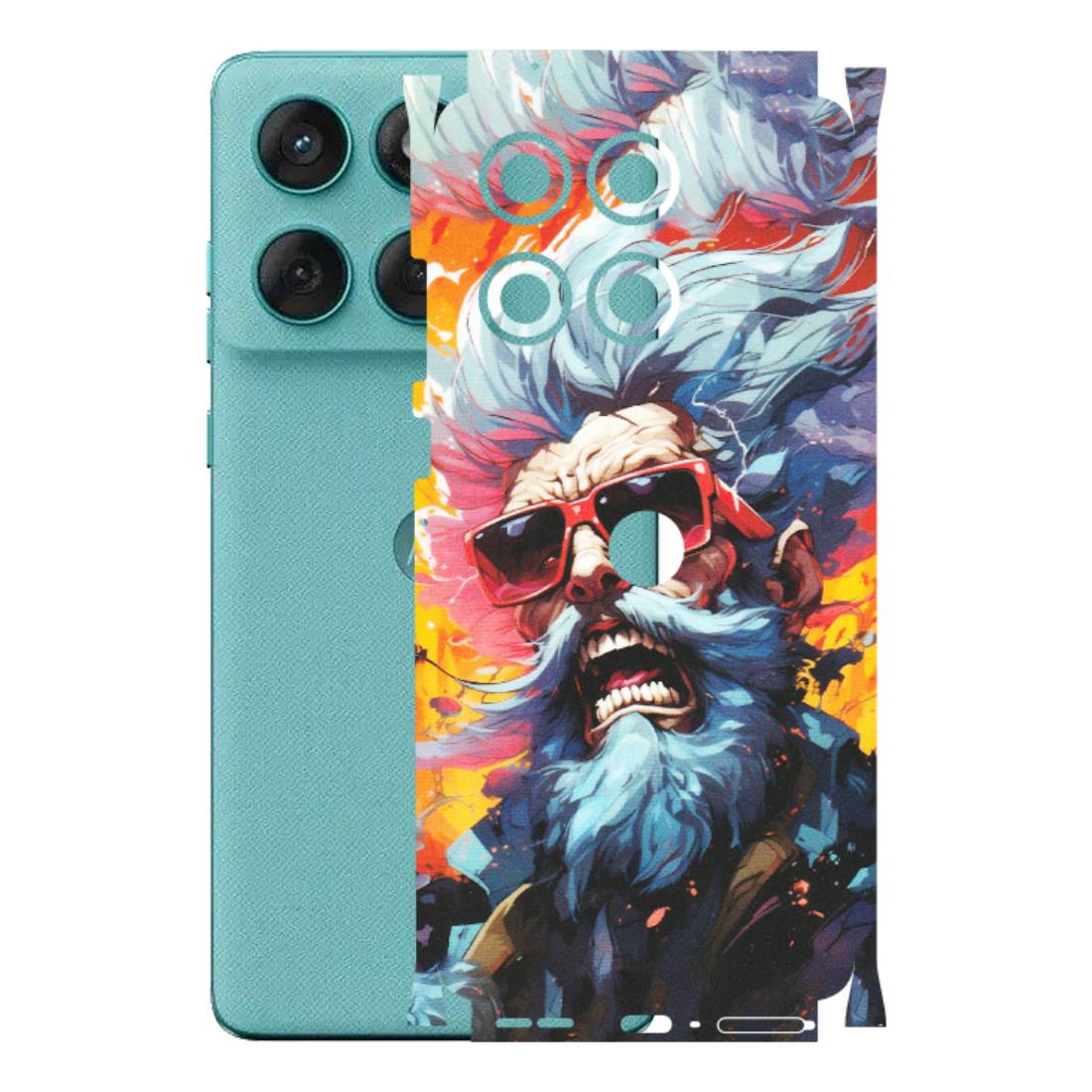 Motorola Phone Skins (All Models) - Daddy Cool Character - Matte Finish (M-43) Motorola Edge 60 Fusion (5G)