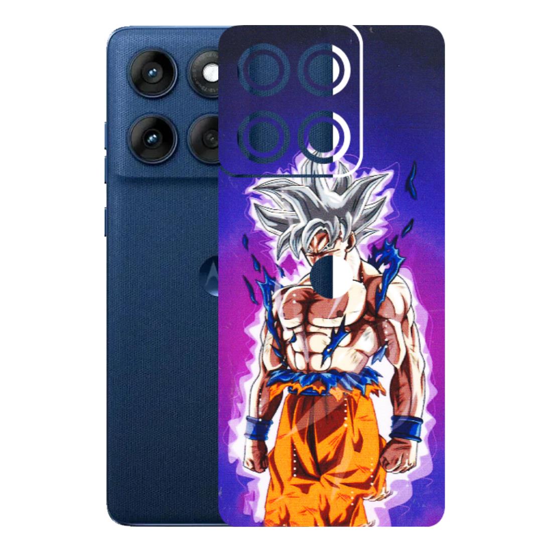 Motorola Phone Skins (All Models) - Goku Purple Anime - 3D Embossed Finish (L-147) Motorola Edge 60