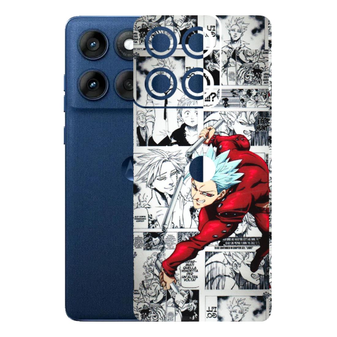 Motorola Phone Skins (All Models) - Anime Comic - 3D Embossed Finish (L-192) Motorola Edge 60