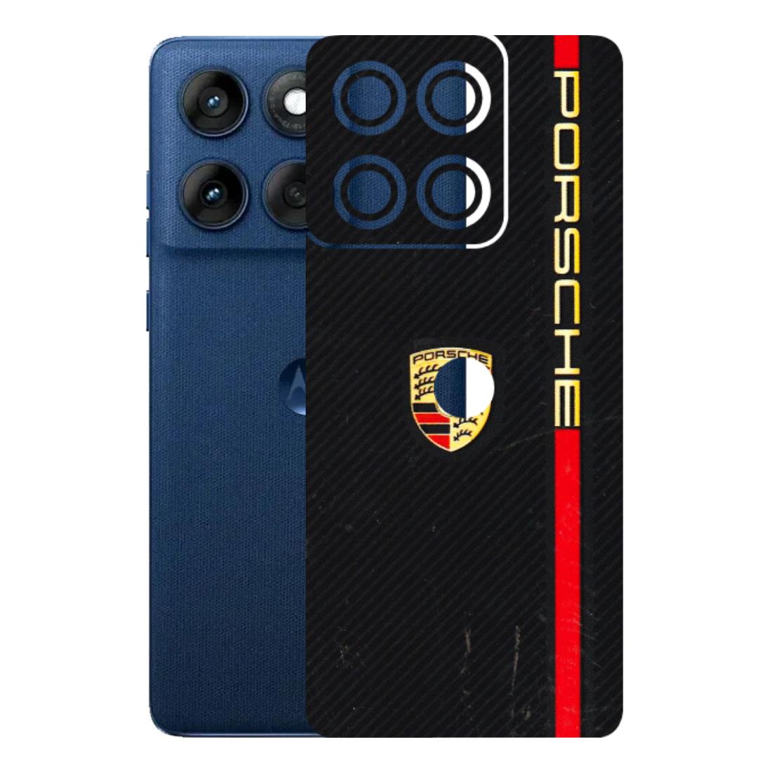 Motorola Phone Skins (All Models) - Premium Porsche - 3D Embossed Finish (L-225) Motorola Edge 60