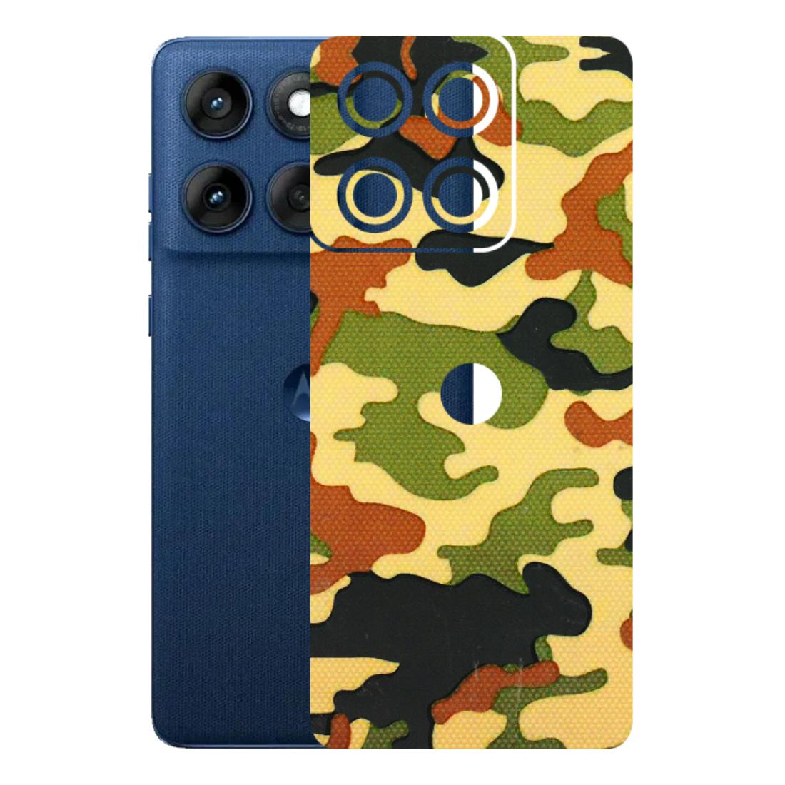 Motorola Phone Skins (All Models) - Indian Military - 3D Embossed Finish (L-234) Motorola Edge 60