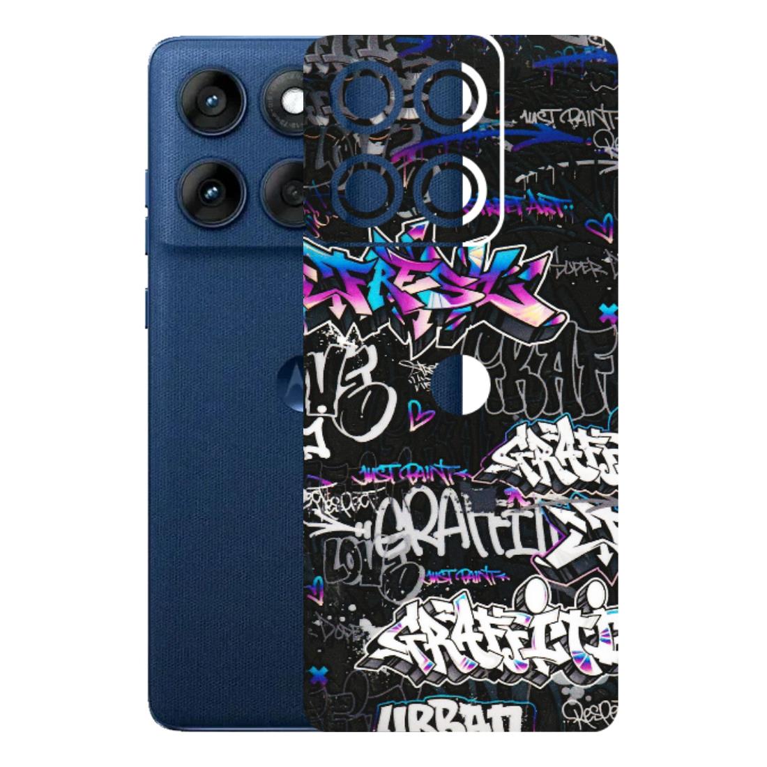 Motorola Phone Skins (All Models) - Graffiti Killer - 3D Embossed Finish (L-274) Motorola Edge 60